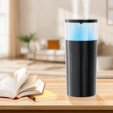 1pc Dual Mist Electric Air Freshener, USB Rechargeable Humidifier, 7-Color Night Light Humidifier, Portable Car Air Freshener, Equipped With 1200mAh Rechargeable Lithium Battery, Top Fill, Single Mist, Dual Mist, Alternating Single Mist, Suitable For Bedroom, Study, Living Room, Camping Essential, Christmas Gift - Multicolor - View 12
