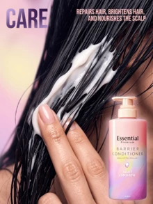 Kao Essential Premium 柔順絲滑護髮素，修復受損髮質、撫平毛躁並滋養頭皮，滋養秀髮、修復損傷並改善乾燥、毛躁與分叉，鎖住水分，讓秀髮絲滑柔順且光澤亮麗 - 護髮素 - 查看 6