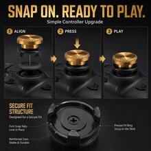 DATA FROG Anti Sweat Metal Joystick Caps Extension Compatible With PlayStation 5 4 Controller Accessories - View 5