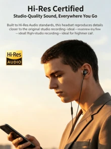 JBL Headphone Berkabel TUNE305C, Semi-In-Ear Tipe-C, Kompatibel dengan Ponsel dan Laptop, dengan Mikrofon - View 6