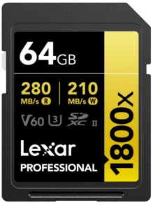 Lexar Professional 1800x SDXC UHS-II Memory Card 64GB 128GB 256GB 512GB 1TB 280MB/S Read Speed U3 High Performance Storage For 4K Video DSLR Camera - View 8