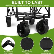 Carts & Wagons, Shopping Trolleys - [5-inch Wheel Folding Type] 80L - View 6