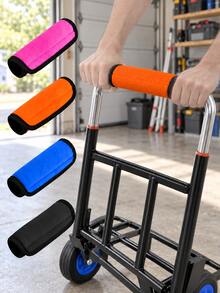 Non-Slip Foldable Luggage Handle Cover, Cart Protective Pad, Anti-Slip Fabric Wrist Pad, Suitable For Shopping Carts, Multi-Functional Freight Trolleys, Folding Hand Trucks, Office Storage Solutions, Sturdy Frame Design, Durable Structure - Multicolor - View 2