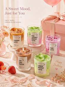 1 buah Lilin Aromaterapi Gel Matcha Latte, Lilin Dekoratif Cangkir Kaca Kopi Dingin, Cocok untuk Dekorasi Pesta, Dekorasi Rumah, Dekorasi Kamar, Hadiah Ulang Tahun, Properti Foto, Hadiah untuk Wanita - Berbagai spesifikasi dan gaya - View 2