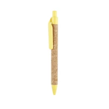 Wheat Straw Neutral Pen Paper Tube Soft Cork Ballpoint Pen Office Gift Black Ink, Multi-Color Barrel - Smooth Writing, Comfortable Grip, Suitable For Office, School And Home - Multicolor - View 8