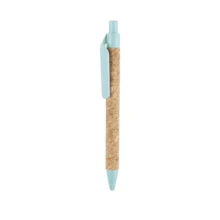 Wheat Straw Neutral Pen Paper Tube Soft Cork Ballpoint Pen Office Gift Black Ink, Multi-Color Barrel - Smooth Writing, Comfortable Grip, Suitable For Office, School And Home - Multicolor - View 11