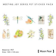 Xiangjianhuan Series PET Sticker Pack, INS Style Fresh Plants, Flowers, Koi Fish, Planets, Planner Scrapbook Stickers, DIY Decorative Stickers - Multicolor - View 14