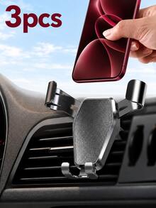 3/2/1件裝 堅固防掉落汽車手機支架 360°可旋轉出風口導航手機架 通用型適用4.7-6.5吋機型 耐用材質 防震防晃防滑 單手操作 矽膠軟墊保護手機 兼容多款智慧型手機 適合司機朋友的完美禮物 父親節禮物 汽車配件 車內裝飾 - 彩色 - 查看 14