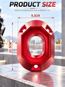 Motorcycle Exhaust Pipe Cover, CNC Aluminum Exhaust Pipe Head Protector, Anodized Muffler End Cap Guard, Universal Scooter Rear Exhaust Pipe Decoration, Hexagonal Tail Pipe Decorative Piece, Motorcycle Modification Parts, CNC Machined Exhaust Outlet Cover - A - View 12