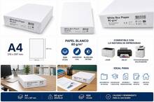 Folios a4 80gr  Papel Impresora A4 Multiusos - Hojas Blancas Fotocopiadora - Paquete de Folios Paper - Ideal Imprimir y Escribir - A - Ver 2