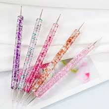 5/3/1pc Nail Art Dotting Tool Dual-End Dotting Pen Set - Multicolor - View 4