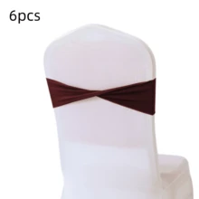48pcs Cross Elastic Spandex Chair Back Waistbands, Elastic Chair Back Decorative Ribbons, Bowknot Decorative Bags, Reusable Chair Cover Satin Ribbons, Chair Band Decorations For Wedding, Banquet, Birthday Party, Graduation Ceremony, Hotel Event - White - View 45