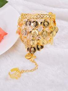 1pc Belly Dance Jewelry Accessories - Rings, Bracelets, Bangles, Multi-Color, For Dance Performance,Parties, Festivals - Multicolor - View 8