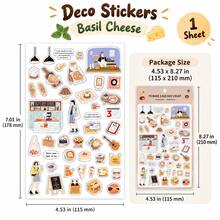 Sunny Life Series Self-Adhesive Flat Sheet Stickers INS Style Cartoon Daily Life Small Items Planner Stickers DIY Decorative Stickers - Multicolor - View 2