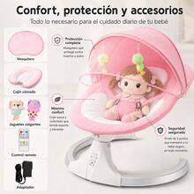 Baby Bouncers, Jumpers & Swings - Pink - View 5