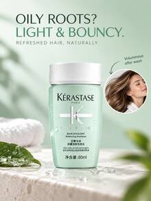 Kérastase Kerastase Dual Action Shampoo 80ml - Oil Control & Volumizing, Long-Lasting Fragrance, For Oily Scalp & Fine Hair, Travel Size - Kérastase Dual Action Shampoo 80ML - View 1