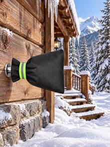 1pc Outdoor Faucet Cover For Winter, Insulated Freeze Protection Sleeve, Warm Dustproof Water Tap Protector Against Freezing, Reusable Outdoor Spigot Cover For Garden, Yard And Patio, Essential Winter Plumbing Protection - Multiple Styles - View 2