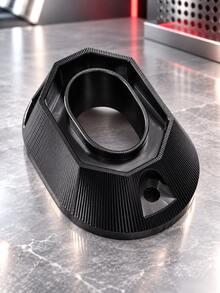 Motorcycle Exhaust Pipe Cover, CNC Aluminum Exhaust Pipe Head Protector, Anodized Muffler End Cap Guard, Universal Scooter Rear Exhaust Pipe Decoration, Hexagonal Tail Pipe Decorative Piece, Motorcycle Modification Parts, CNC Machined Exhaust Outlet Cover - A - View 13