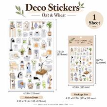 Sunny Life Series Self-Adhesive Flat Sheet Stickers INS Style Cartoon Daily Life Small Items Planner Stickers DIY Decorative Stickers - Multicolor - View 5