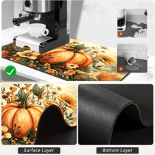 1pc Dish Drying Mat, Coffee Machine Mat, Pumpkin Floral Pattern Dish Drying Mat, Scratch-Resistant Tabletop Protection, Kitchen Dish Drainer Mat, Suitable For Autumn Thanksgiving And Other Holiday Scenes, Multi-Purpose Drying Mat, Home Gift, Tabletop Decoration - XYLSD-1159 - View 9