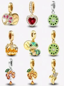 1 dây hạt quả kiwi, phù hợp làm vòng tay, dây chuyền, vòng tay và các loại trang sức DIY khác, quà tặng hoàn hảo cho phụ nữ và bé gái - hạt cườm - Xem 12