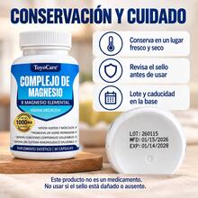 ToyoCare 8-In-1 Magnesium Complex, Mineral Supplement, Daily Wellness Formula, Nutritional Support, Ideal For Active Routines, Convenient Format - Una Botella - View 11