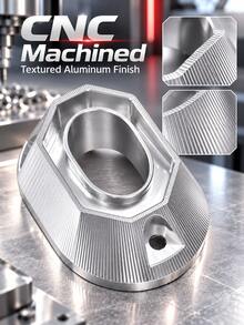 Motorcycle Exhaust Pipe Cover, CNC Aluminum Exhaust Pipe Head Protector, Anodized Muffler End Cap Guard, Universal Scooter Rear Exhaust Pipe Decoration, Hexagonal Tail Pipe Decorative Piece, Motorcycle Modification Parts, CNC Machined Exhaust Outlet Cover - A - View 8
