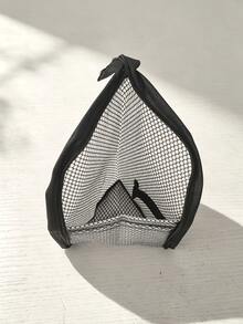 Mesh Vertical Toiletry Bag, Breathable Oxford Fabric Travel Cosmetic Storage Bag, Self-Standing Bathroom Shower Organizer, Suitable For Business Trip, Vacation, Gift - Multiple Styles - View 15