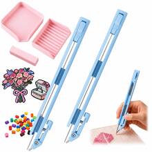 3-Piece 2026 New Melt Bead Pen Set, Includes Sorting Tray, Smooth Bead Dispenser And Precision Placement Tool, Suitable For DIY Pixel Art, Perler Beads And Craft Projects - View 11