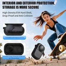 Insta 360 X6 PU Storage Bag, Dedicated Camera Body Protective Case, Panoramic Camera Protective Box - View 7