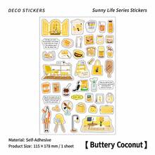 Sunny Life Series Self-Adhesive Flat Sheet Stickers INS Style Cartoon Daily Life Small Items Planner Stickers DIY Decorative Stickers - Multicolor - View 11