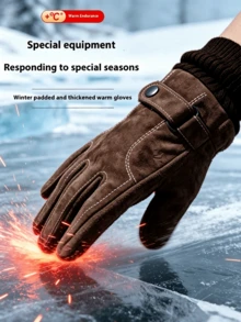 Women's Autumn/Winter Fleece Lined Touchscreen Gloves, Elegant Slim Fit, Suitable For Driving, Cycling And Outdoor Activities - Women's Fall/Winter Slim-fit Gloves - View 9
