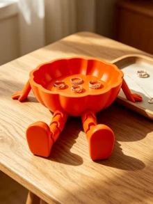 Pumpkin Storage Tray,Dressing Table Ring And Watch Organizer, Multifunctional Dressing Area Jewelry Tray,Small Item Storage And Glasses Storage, Multi-Purpose Desktop Decoration, Suitable For Placing Home Decor, Commemorative Gift, Birthday Gift - Multicolor - View 5