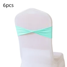 48pcs Cross Elastic Spandex Chair Back Waistbands, Elastic Chair Back Decorative Ribbons, Bowknot Decorative Bags, Reusable Chair Cover Satin Ribbons, Chair Band Decorations For Wedding, Banquet, Birthday Party, Graduation Ceremony, Hotel Event - White - View 75