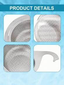 Swan-Shaped Stainless Steel Kitchen Sink Strainer, Hanging Colander Basket For Food Waste Filtration - View 7