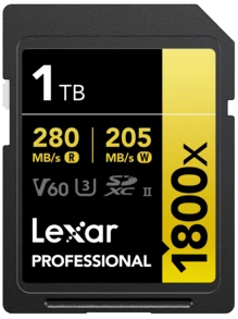 Lexar Professional 1800x SDXC UHS-II Memory Card 64GB 128GB 256GB 512GB 1TB 280MB/S Read Speed U3 High Performance Storage For 4K Video DSLR Camera - View 11