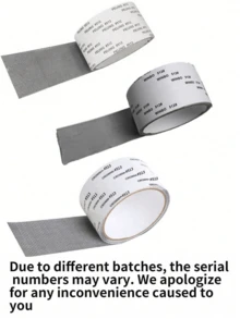 1pc Self-Adhesive Screen Repair Tape, Mesh Patch For Window & Door Screens, Easy DIY Quick Fix - View 5