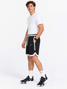 Nike DRI-FIT DNA 3.0 速乾寬鬆運動籃球褲 男款 黑色 - 黑色 - 查看 7