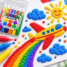 Set Kuas Lukis Fluorescent 6 Warna, Beragam dan Cerah, Perlengkapan Melukis untuk Pemula, Set Pigmen Cat dan Menggambar - 6 Warna - View 3
