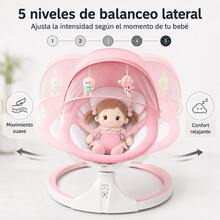 Baby Bouncers, Jumpers & Swings - Pink - View 2