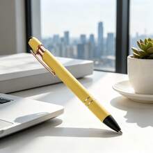 5/12pcs Multicolor Matte Touchscreen Ballpoint Pens, 7 Colors Available, 5pcs Solid Color Or 12pcs Mixed Colors, Sensitive Touch Tip, Smooth Writing - Multi-color - View 9