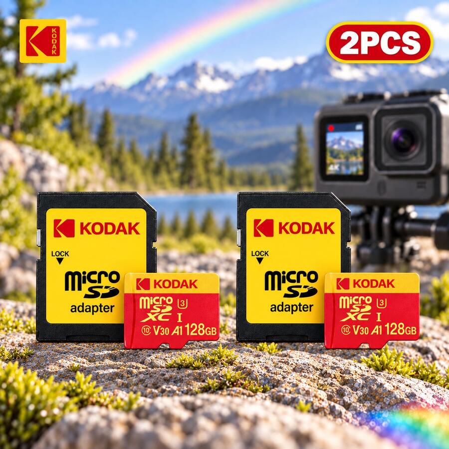 Kodak 2-Pack BKA Micro TF/SD Memory Cards, Suitable For Digital SLR ...
