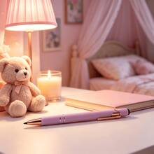 5/12pcs Multicolor Matte Touchscreen Ballpoint Pens, 7 Colors Available, 5pcs Solid Color Or 12pcs Mixed Colors, Sensitive Touch Tip, Smooth Writing - Multi-color - View 10