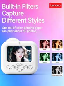 Lenovo Kamera Digital CCD, Kamera Point-and-Shot Definisi Tinggi 4K untuk Pelajar, Kamera Pemula untuk Anak Perempuan, Kamera Instan Cetak Warna, Hadiah Ulang Tahun DY35 - View 5