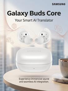 Samsung Galaxy Buds Core Bluetooth Noise-Canceling Wireless Earbuds, Bluetooth 5.4, Long Battery Life, Ergonomic Design, Comfortable Fit (International Version) - View 2