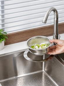Swan Style Sink Strainer Basket, Stainless Steel Sink Filter, Multi-Functional Quick Drain, Kitchen Fruit & Vegetable Colander, Faucet Hanging Design, Kitchen Accessories - View 11