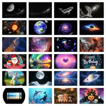Starry Sky Projection Night Light, USB Bedroom Ceiling Starry Sky Projector, Adjustable Nebula And Starry Sky Light, Flexible Gooseneck Design, Portable Space Projection Lamp, Adult Room Decor - Multicolor - View 6