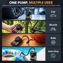 Air Compressors & Inflators Tire Pump150 PSI Car Air Compressor Pump, Digital Tire Inflator Portable Auto Air Pump For Car Motorcycle LED Light Tire Pump Air Compressors & Inflators, Tire Pump1500mAh*3. - Wireless Digital Display - View 3