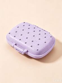 Travel Polka Dot Jewelry Storage Box/Pill Box, Portable Sealed Pill Case - With Polka Dot Pattern, Easily Fits In Pocket, Handbag And Wallet, 8-Compartment Pill Storage Box, Top Choice For Nurses Day Gift, Portable Medication Manager For Daily, Outdoor And Dorm Use, Multi-Functional Fabric First Aid Bag Designed For Health-Conscious Frequent Travelers, Suitable For Travel And Outdoor Activities - Multicolor - View 13