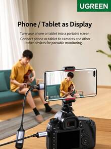 UGREEN Kartu Tangkap Video HDMI CM629, Chip Input Definisi Tinggi 4K, Streaming dan Perekaman Game, Kompatibel dengan Switch/PS5/Kamera, Ponsel, Tablet, dan USB 3.0 Tipe-C. - View 7
